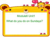 外研版（三起）三下Module 6《Unit 1 What do you do on Sundays》ppt课件2