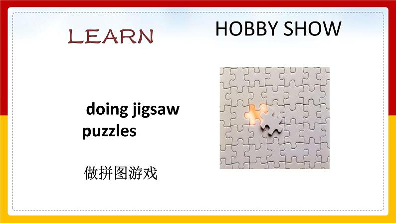 Unit 4 Hobbies Lesson 1 课件03