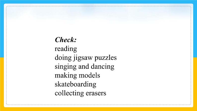 Unit 4 Hobbies Lesson 3 课件04