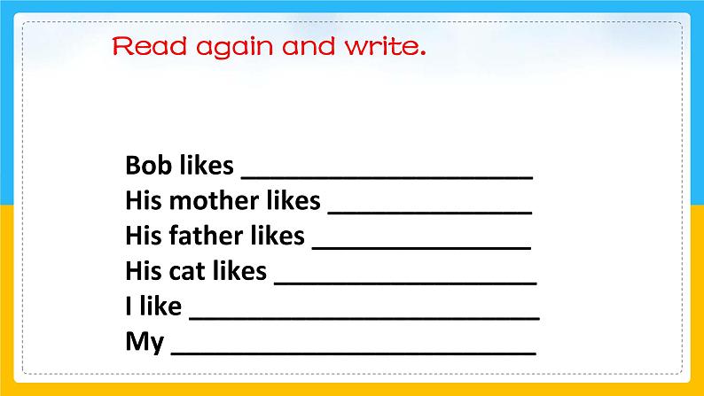 Unit 4 Hobbies Lesson 3 课件08