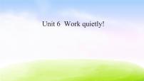 人教版 (PEP)五年级下册Unit 6 Work quietly!  Part B教学ppt课件