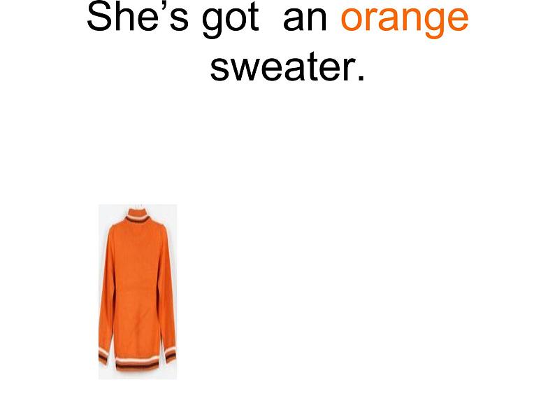 外研版（三起）三下Module 10《Unit 2 She’s got an orange sweater》ppt课件106