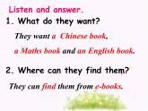 4Unit 2 We can find information from books and CDs.课件PPT