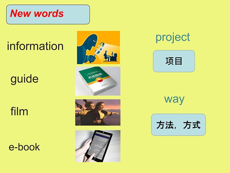 外研版（三年级起点）Module4 Unit2 We can find information from books and CDs.（课件） 英语五年级下册第6页