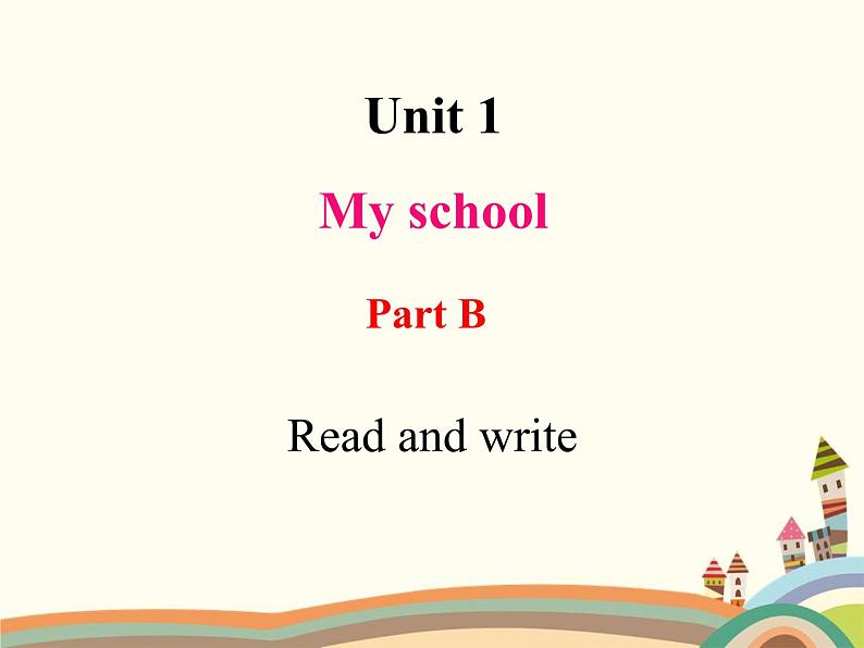 U1-B Read and write第1页