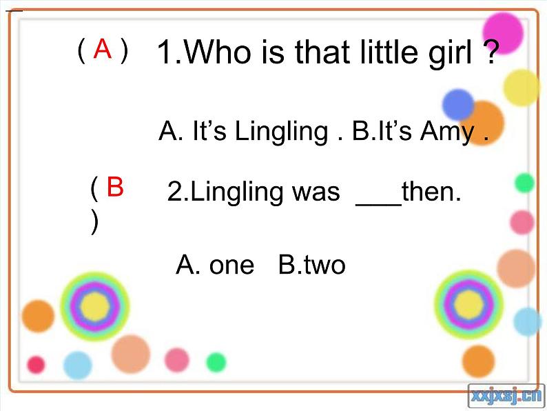 外研版（三起）四下Module 5《Unit 1 I was two then》ppt课件5第8页