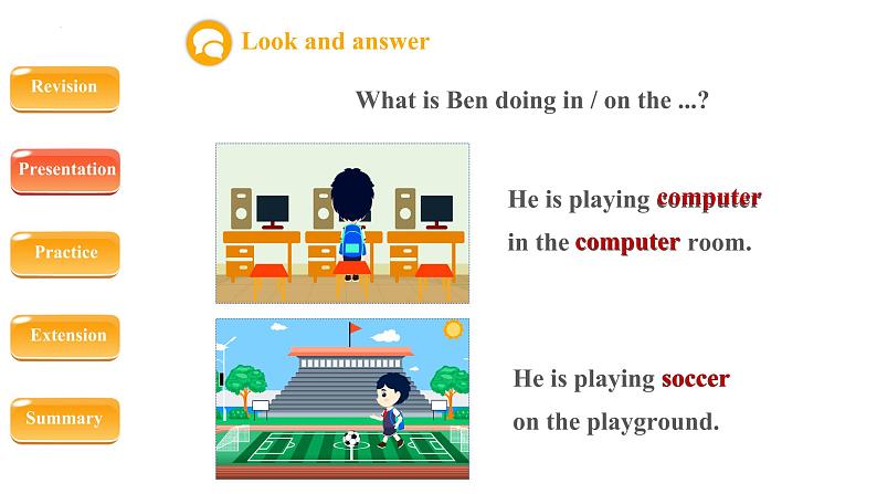 （人教PEP版 ）四年级英语下册同步备课系列 Unit 1 My school  Part A Let’s spell（课件）第6页