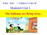 六年级英语下册课件-Module 4 Unit 1 The balloons are flying away248-外研版（三起）