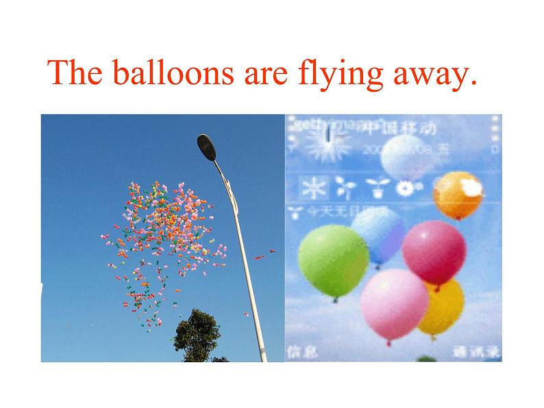 六年级英语下册课件-Module 4 Unit 1 The balloons are flying away386-外研版（三起）第3页