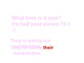 六年級英語下冊課件-Module 2 Unit 1 When are we going to eat（2）-外研版