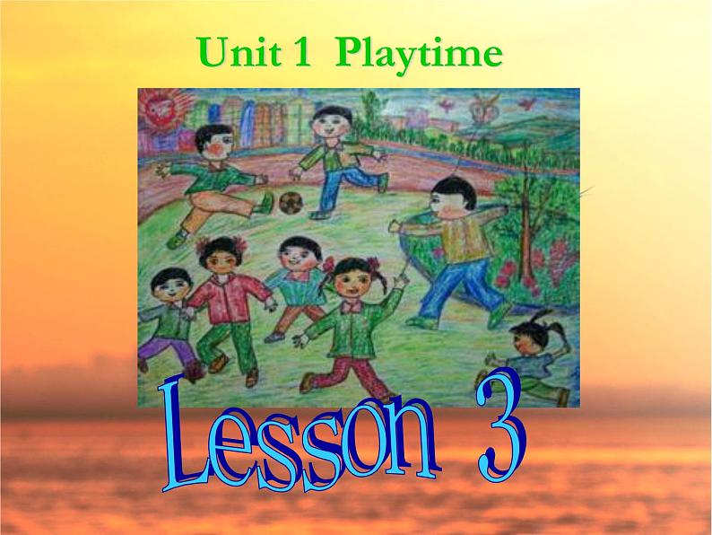 人教新起点小学英语二年级下册《Unit 1 Playtime》PPT课件02