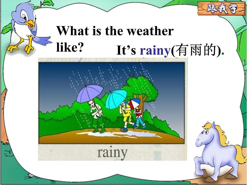 人教新起点小学英语二年级下册《Unit 2 Weather》PPT课件 (6)08