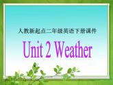人教新起点小学英语二年级下册《Unit 2 Weather》PPT课件 (3)
