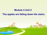 六年级英语下册课件-Module 4 Unit 2 The apples are falling down the stairs -外研版（三起）