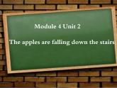 外研版（三年级起点）六年级下册Module4 Unit2 The apples are falling down the stairs. 课件