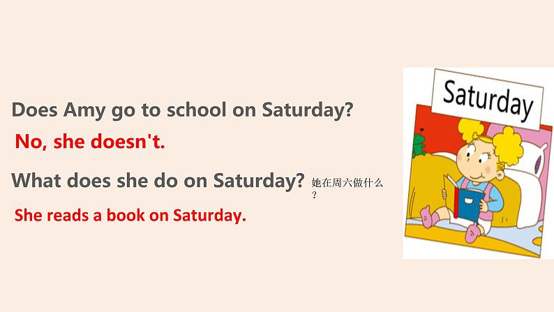 外研版（三起）Module5 Unit2 Does your mother go to work on Saturdays.PPT+动画视频08