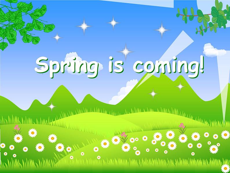 外研版（一年级起点）五年级下册Module 4 Unit 2 My favourite season is spring.（课件）第4页