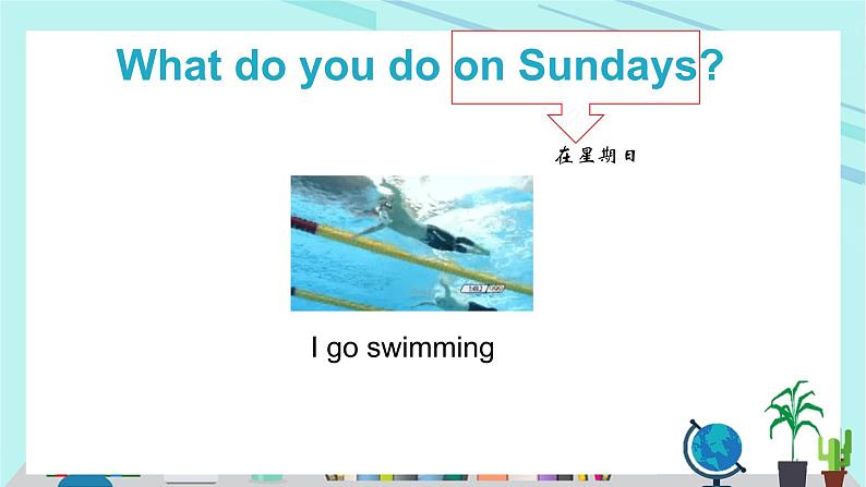 外研版（三起）三年级下册 Module6Unit1 What do you do on Sundays.PPT+动画视频08