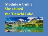 外研版（三年级起点）五年级下册M6 U2 She visited the tianchi lake. 课件