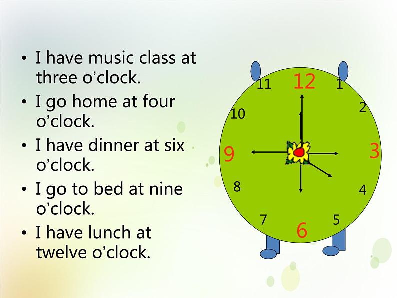 鲁科版小学英语三下Unit 6 Time 同步课件PPT04