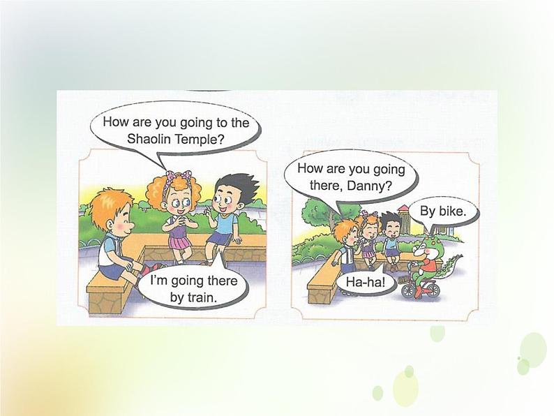 鲁科版小学英语四年级下册U6-L2 How are you going there？同步课件PPT06