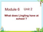 三年级英语下册课件-Module 6 Unit 2 What does Lingling have at school18-外研版（三起）