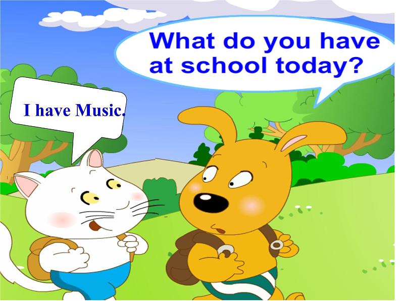 三年级英语下册课件-Module 6 Unit 2 What does Lingling have at school20-外研版（三起）04