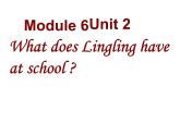 三年级英语下册课件-Module 6 Unit 2 What does Lingling have at school160-外研版（三起）