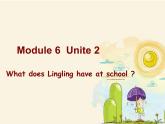 三年级英语下册课件-Module 6 Unit 2 What does Lingling have at school139-外研版（三起）