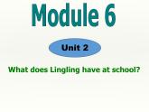 三年级英语下册课件-Module 6 Unit 2 What does Lingling have at school141-外研版（三起）