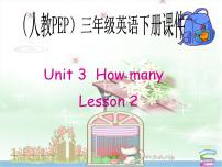 人教版 (PEP)三年级下册Unit 6 How many? Part B课前预习课件ppt