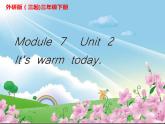 三年级英语下册课件-Module 7 Unit 2 It's warm today166-外研版（三起）