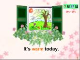 三年级英语下册课件-Module 7 Unit 2 It's warm today166-外研版（三起）