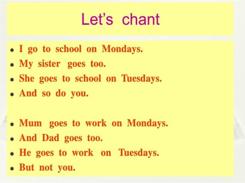 三年级英语下册课件-Module 6 Unit 2 What does Lingling have at school-外研版（三起）02