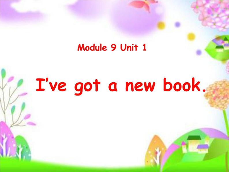 三年级英语下册课件-Module 9 Unit 1 I've got a new book-外研版（三起）01