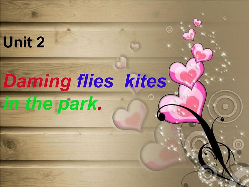 三年级英语下册课件-Module 8 Unit 2 Daming flies a kite in the park-外研版（三起）08