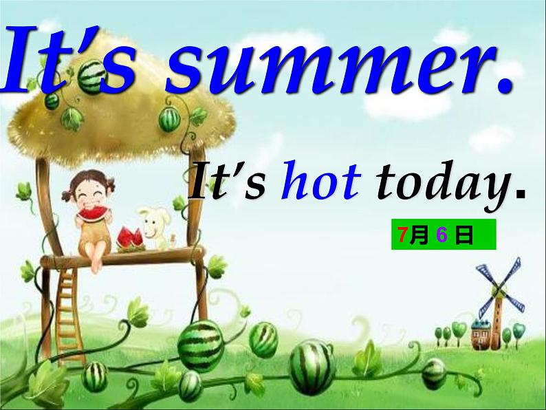 三年级英语下册课件-Module 7 Unit 2 It's warm today15-外研版（三起）03