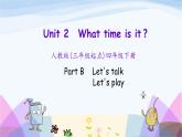 人教英语四年级下册Unit 2 Part B 第一课时ppt课件