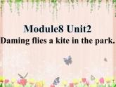 三年级英语下册课件-Module 8 Unit 2 Daming flies a kite in the park156-外研版（三起）