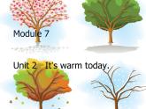 三年级英语下册课件-Module 7 Unit 2 It's warm today382-外研版（三起）