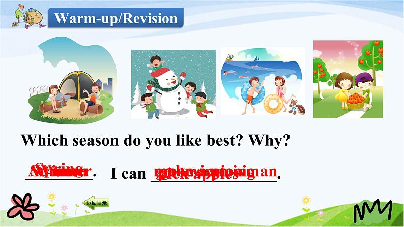 人教英语五年级下册Unit 3 第一课时ppt课件03