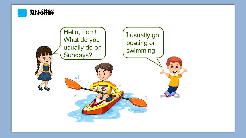 小学英语六年级下册—Lesson 3 Did you go boating last Sunday？（第1课时） 课件（科普版）03