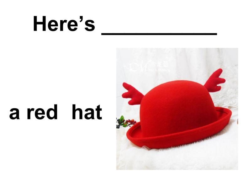 三年级英语下册课件-Module 10 Unit 1 Here's a red hat67-外研版（三起）07