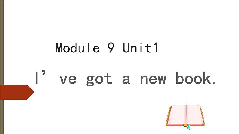 三年级英语下册课件-Module 9 Unit 1 I 've got a new book210-外研版（三起）第1页