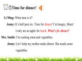 翼教版六上英语教学课件Lesson 4 Making Dinner
