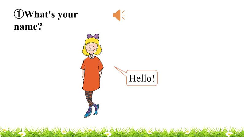 翼教版三上英语教学课件Lesson 1 Hello!08
