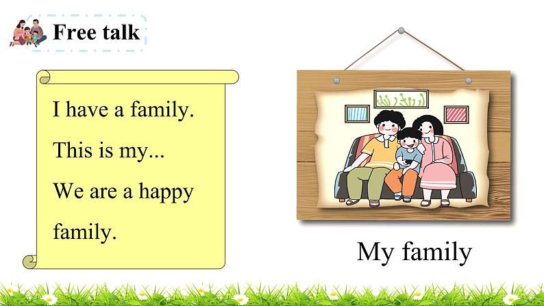 翼教版五上英语教学课件Lesson 1 Li Ming's big family03