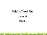 翼教版五上英语教学课件Lesson 18 Billy Bee