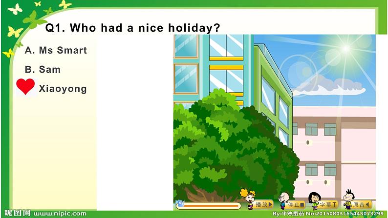 四年级英语下册课件-Module 9 Unit 2 Did you have a nice holiday-外研版（三起）05