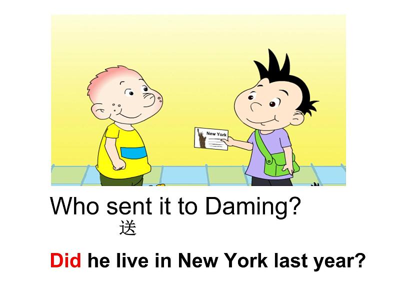 四年级英语下册课件-Module 9 Unit 1 Did he live in New York51-外研版（三起）08